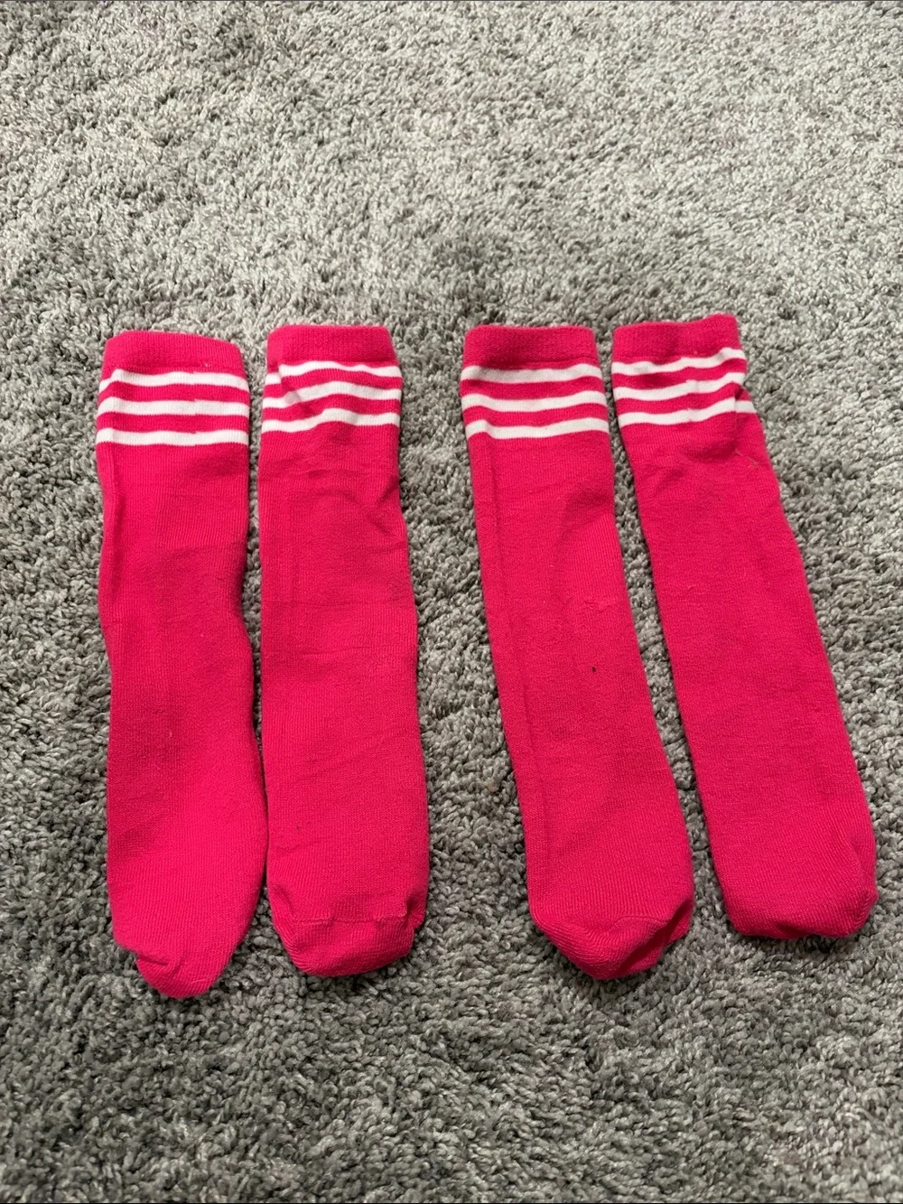 EUC Unicorn Shinguards + 2 pair hot pink soccer socks